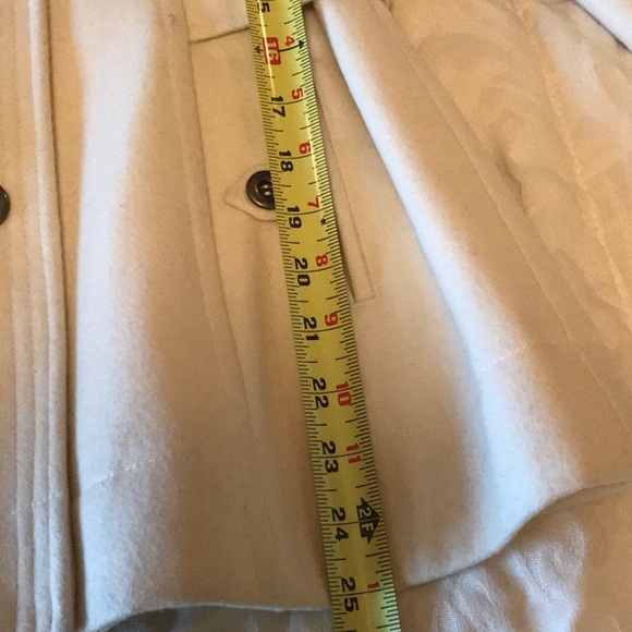 Esprit Pea Coat - Size L - Winter White - Picture 6 of 13
